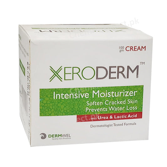 Xeroderm Cream 100gm Urea & Lactic Acid Dermwel Pharma