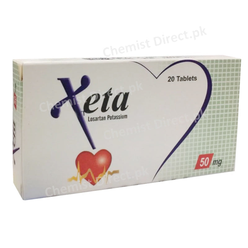 Xeta 50mg Wilshire Laboratories Losartan Potassium 50mg