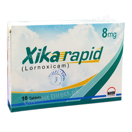 Xika Rapid 8mg Tablet Hilton Pharma Pvt Ltd Nsaid Lornoxicam