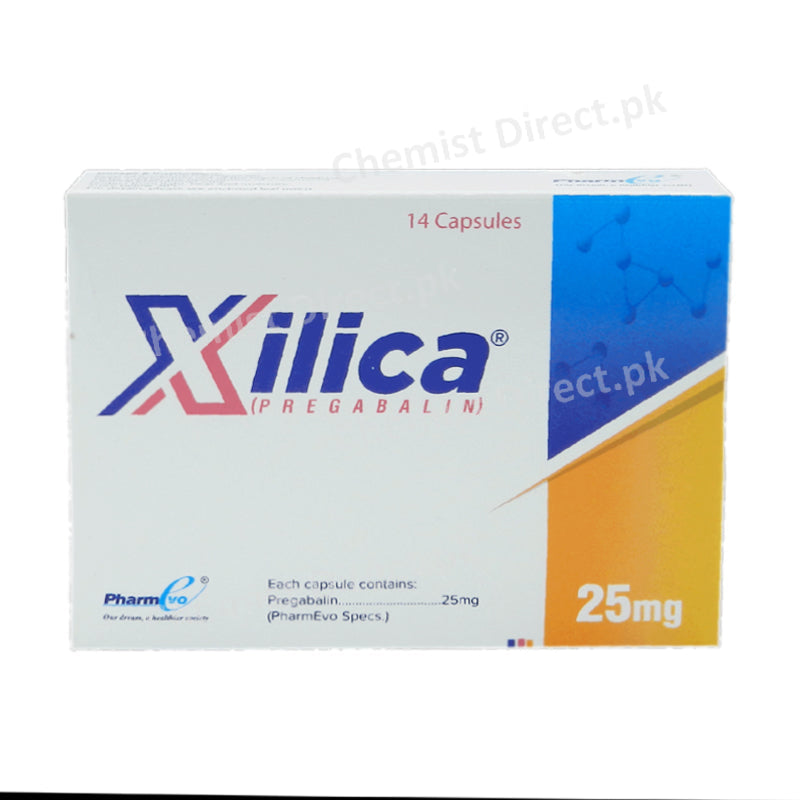 Xilica 25mg Tablet Pregabalin Pharmevo