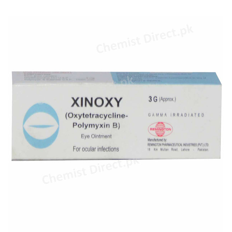 Xinoxy Eye Ointment 3g Oxytetracyline-Plolymyxin B Anti-Infective Remington Pharmaceuticals