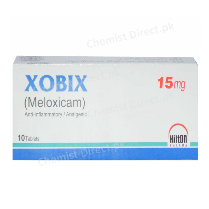 Xobix 15mg Tablet Meloxicam Anti-inflammatory/Analgesic Hilton Pharma