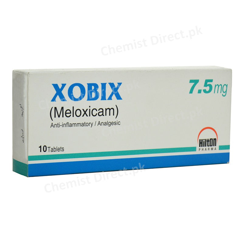 Xobix 7.5mg Tablet Meloxicam Anti-inflammatory/Analgesic Hilton Pharma