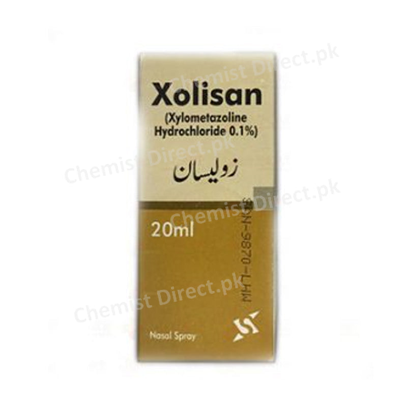 Xolisan 20ml Nasal Spary Xylometazoline Hydrochloride Sante Pharma