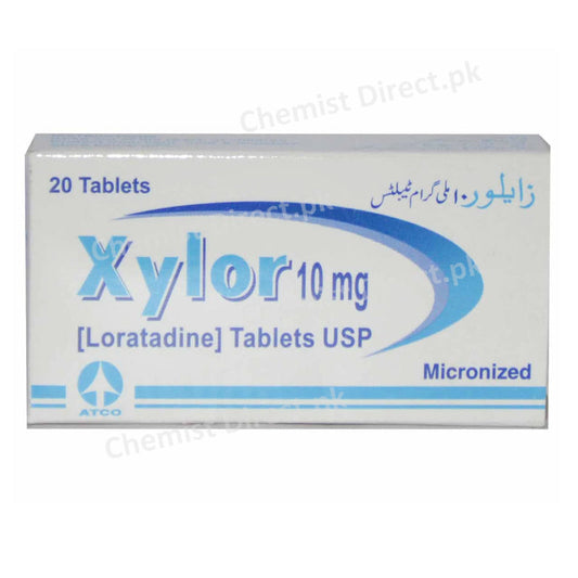Xylor 10mg Tablet Atco Laboratories Pvt Ltd Anti Histamine Loratadine