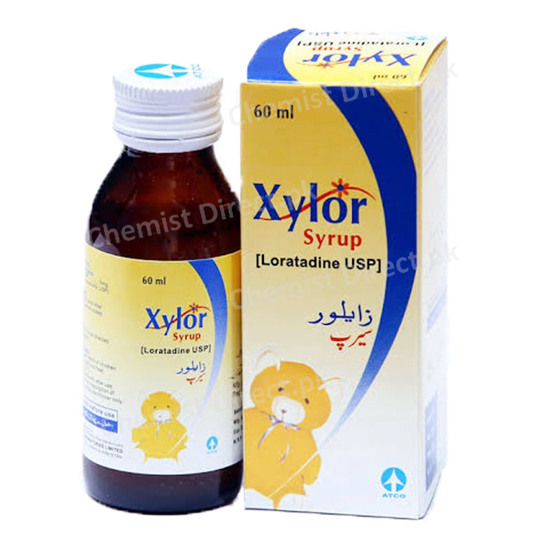Xylor Syrup 60ml Atco Laboratories Pvt Ltd Anti Histamine Loratadine