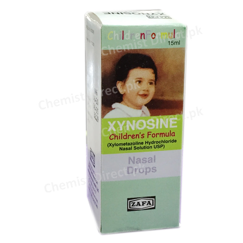 Xynosine Nasal Drops Children Formula 15ml Zafa Pharma Topical Nasal Decongestant Xylometazoline HCl