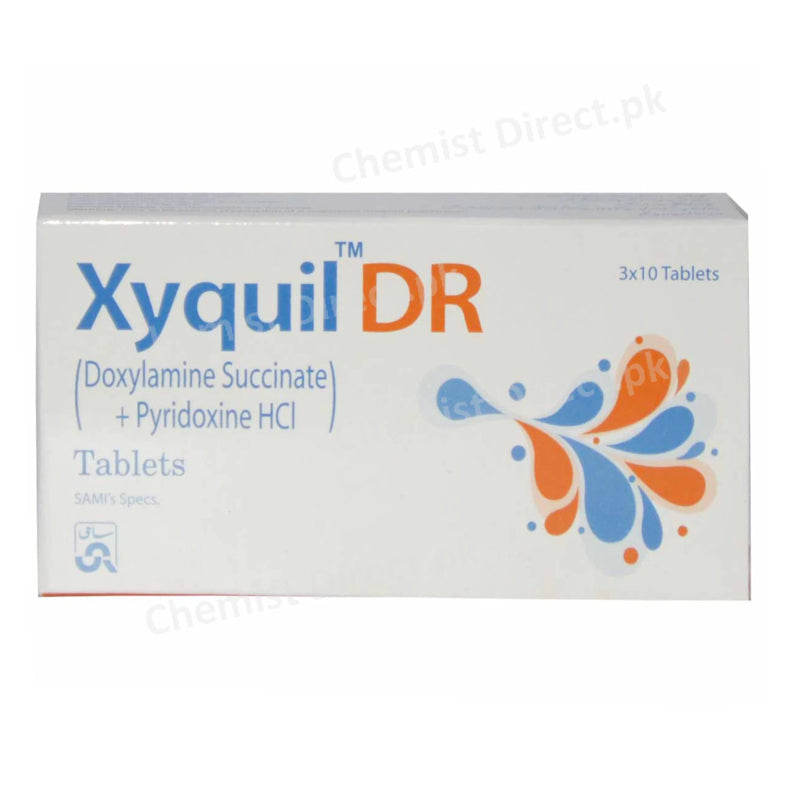 Xyquil DR Tablet Sami Pharmaceuticals Nausea And Vomiting During Pregnancy Doxylamine Pyridoxine