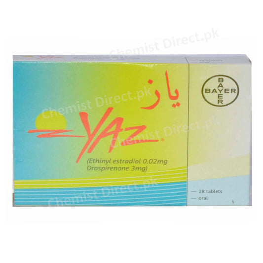 Yaz Tablet Bayer Health Care Pvt Ltd Hormonal Product