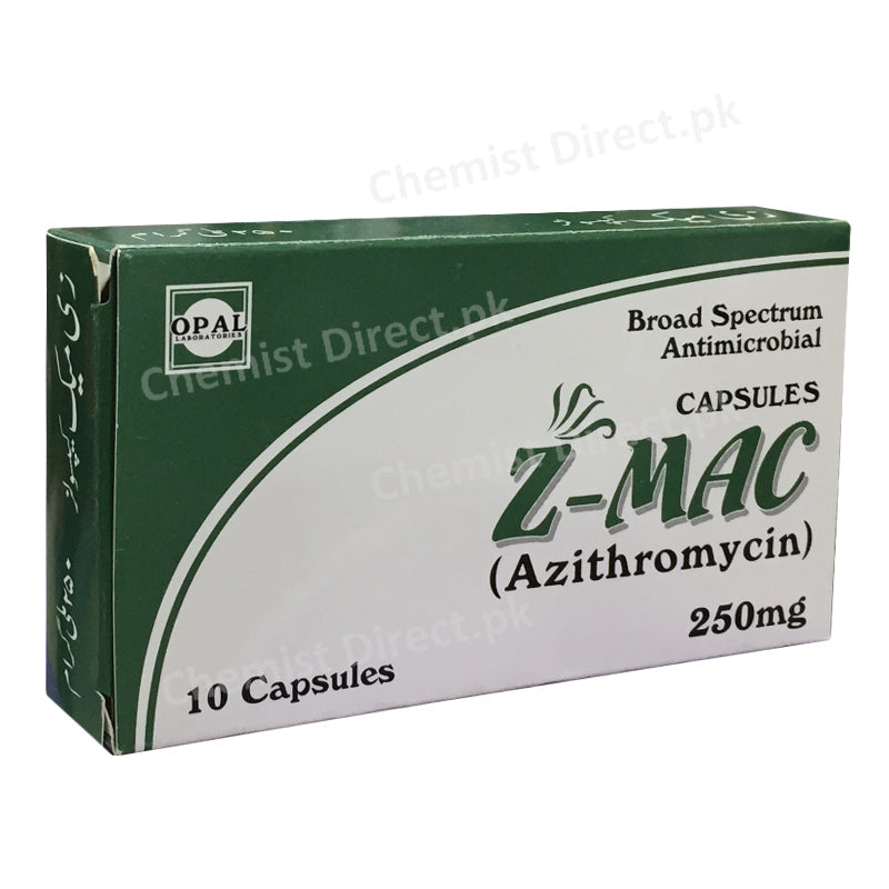 Z-mac 250mg Capsule Azithromycin Opal Pharmaceuticals