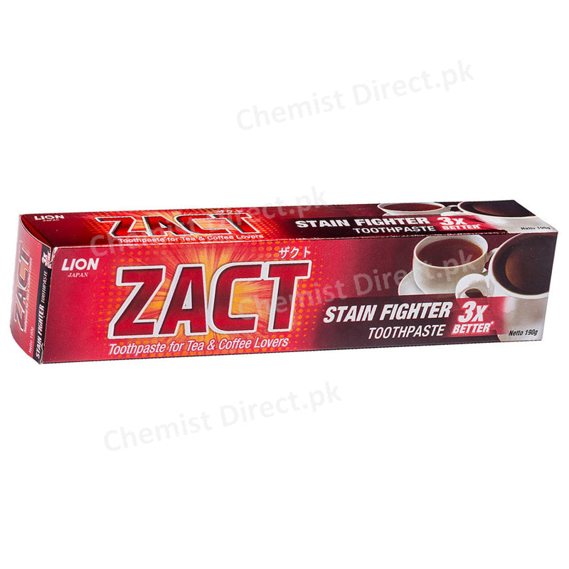 Zact Tea And Coffee Toothpaste Tea Coffee Lovers 190 G Personal Care