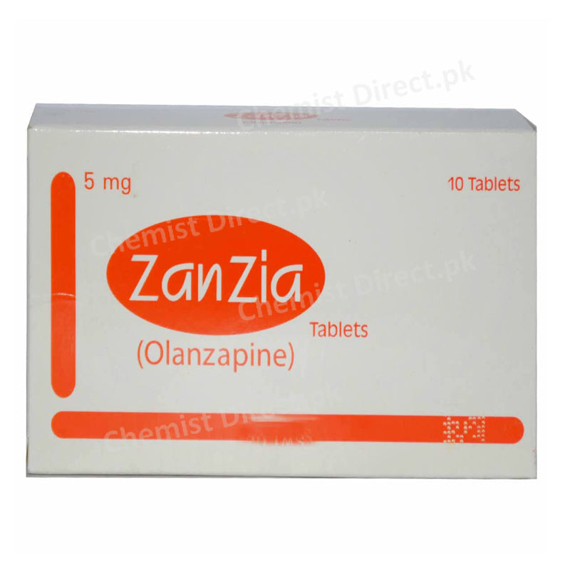 Zanzia 5mg Tablet A_raf Pharma Psychosis Olanzapine
