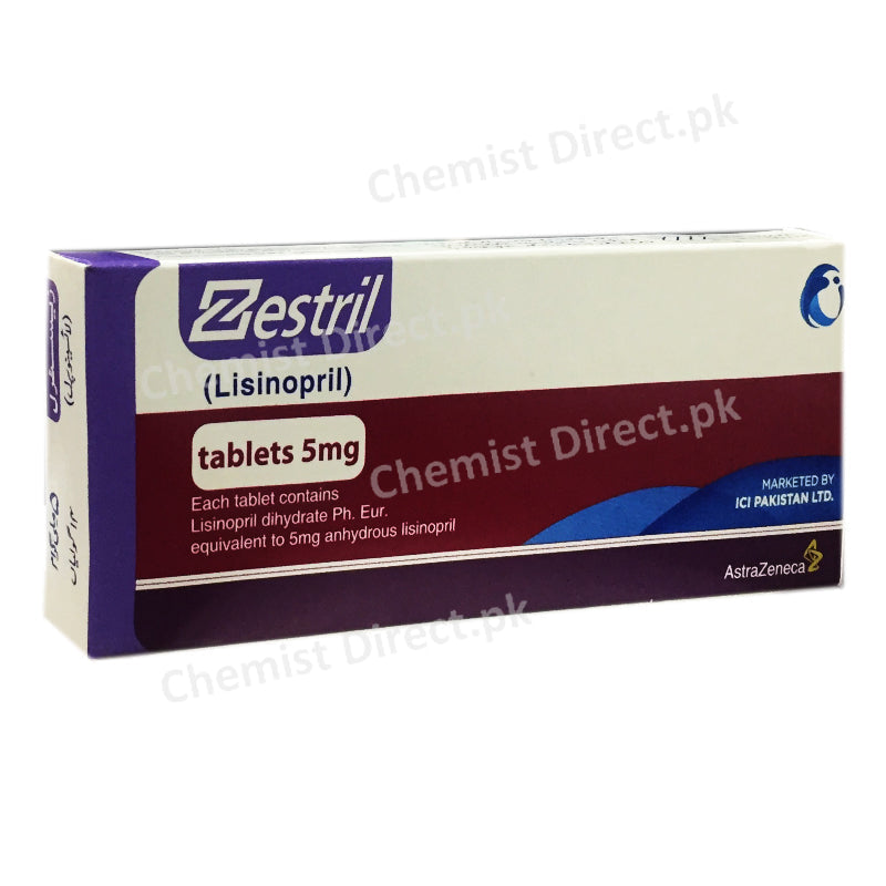 Zestril 5mg Tablet ICI PAKISTAN LTD Anti Hypertensive Lisinopril