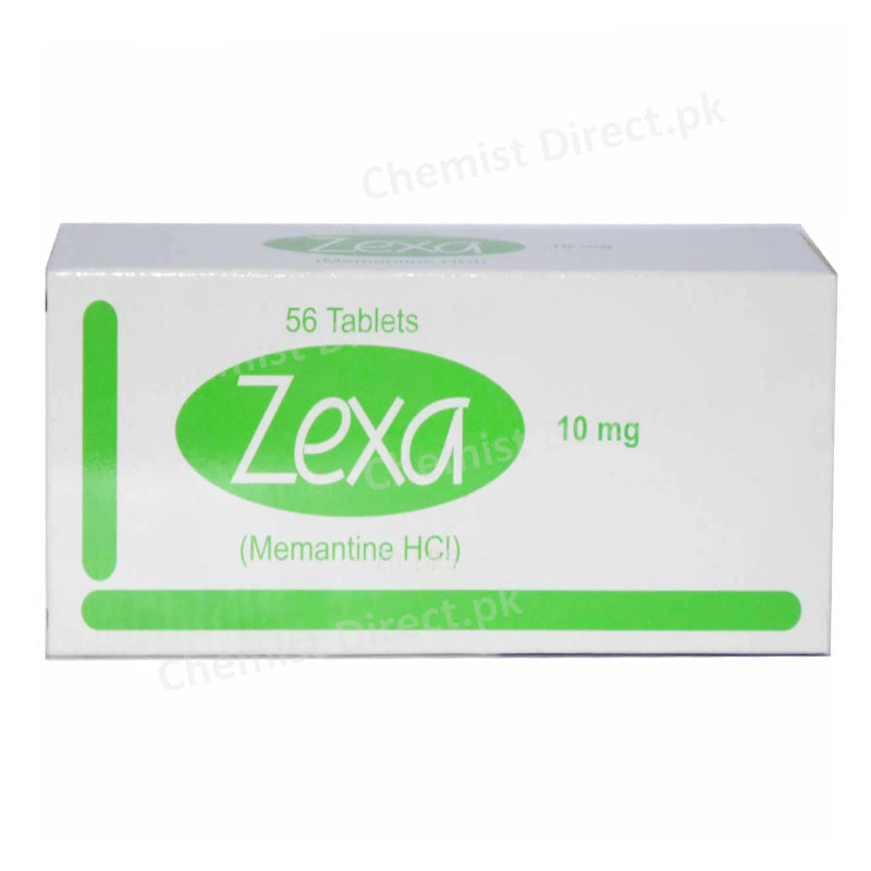 Zexa 10mg Tablet Memantine HCl Anti-Alzheimer A'Raf Pharma