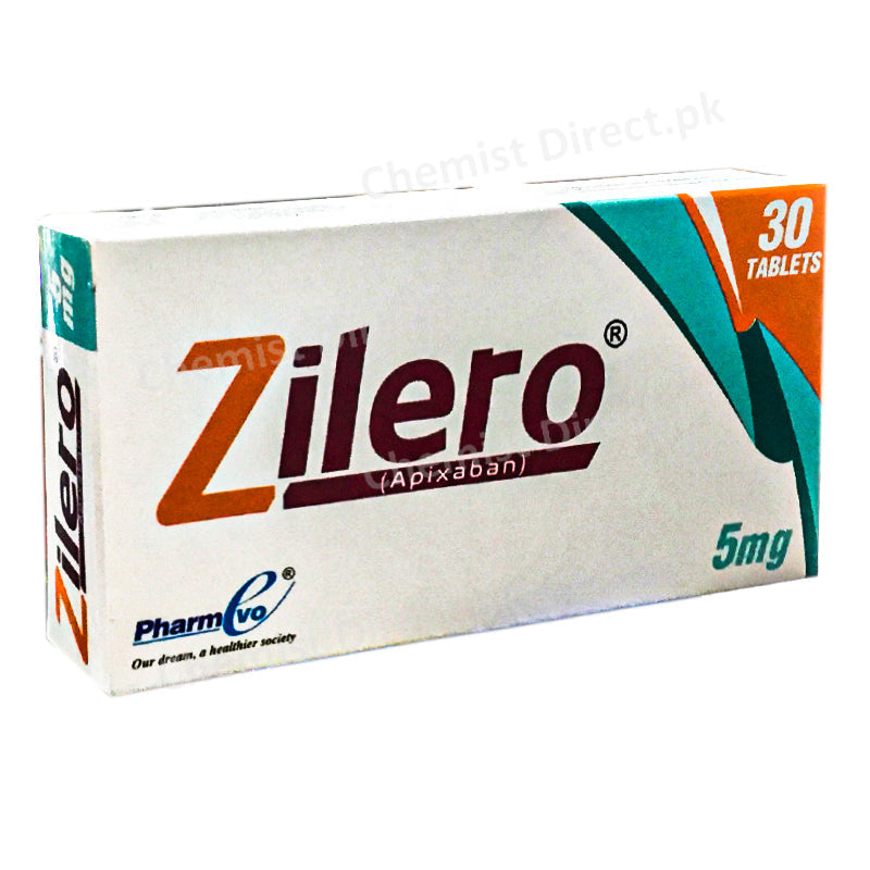 Zilero 5mg Tablet Pharmevo Anti Caogulant Apixaban