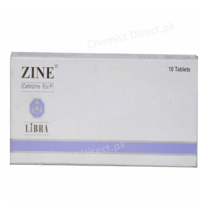 Zine Tablet Libra Pharma Anti Histamine Citriene