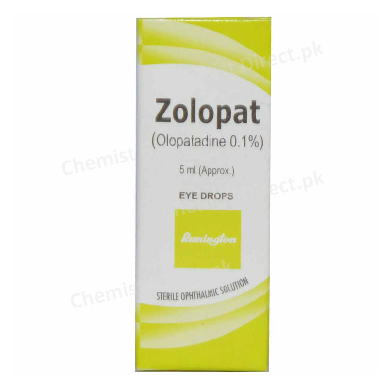Zolopat 5ml Eye Drop Remington Pharmaceuticals Anti Histamine Olopatadine