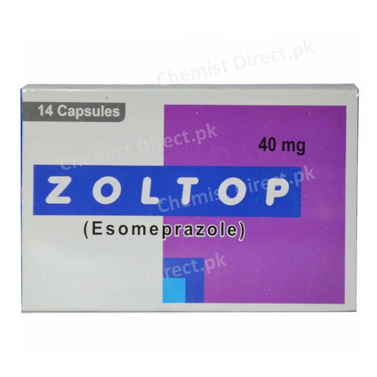 Zoltop 40mg Capsule Esomeprazole Anti-Ulcerant Swan Pharma