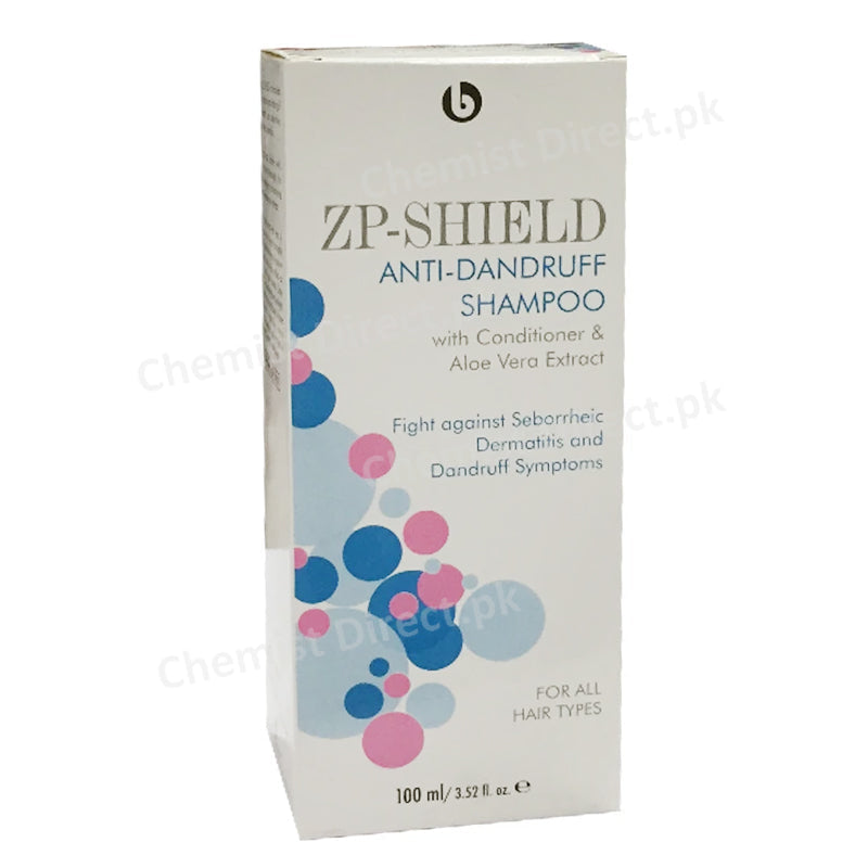 ZP-Shield Anti-Dandruff Shampoo 100ml Beckett Pharma