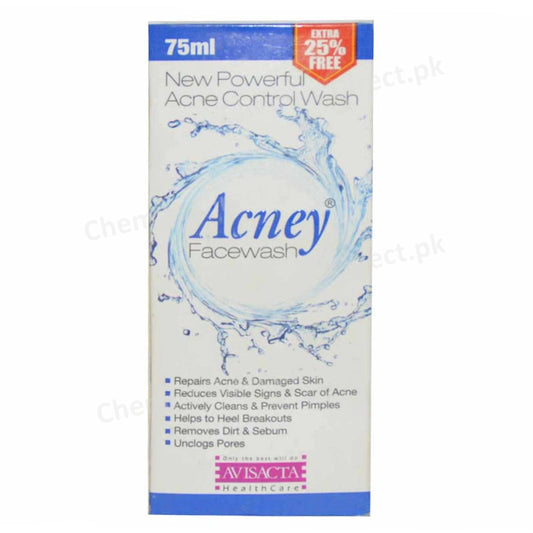 Acney Face Wash 75ml Avisacta HealthCare