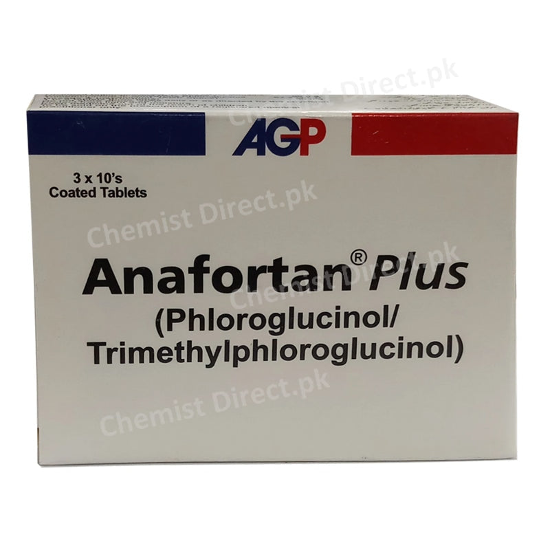 Anafortan Plus Tab Tablet AGP_Pvt_Ltd.-Anti spasmodicand Anti-cholinergic Phloroglucinol80mg_anhydrousphloroglucinol62.233mg_Trimethylphloroglucinol 80mg.jpg
