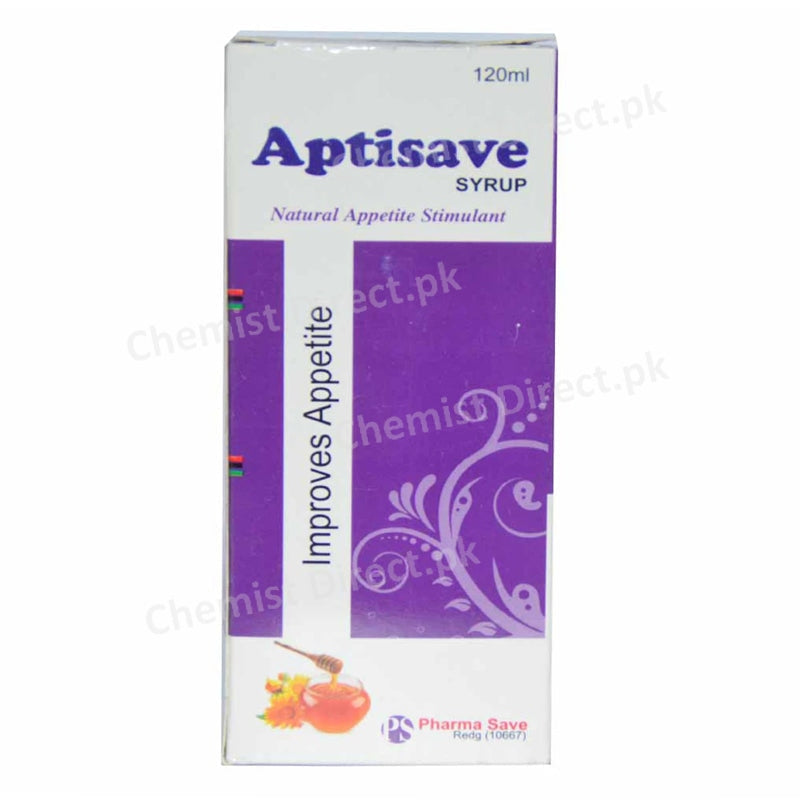 Aptisave 120ml syrup Pharma Save appetite stimulant