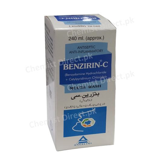 Benzirin-C Mouth Wash 240Ml Dental Care