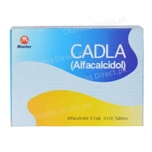 Cadla0-5mcgTab MACTERINTERNATIONAL_PVT_LTD VitaminDAnalogue Alfacalcidol