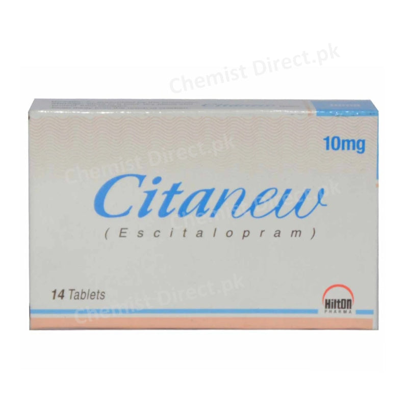 Citanew Tablet 10mg Hilton Pharma Anti Depressant Escitalopram