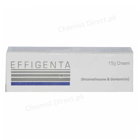 Effigenta 15Gram Cream Anti-Bacterial Corticosteroid Betamethasone Gentamycin