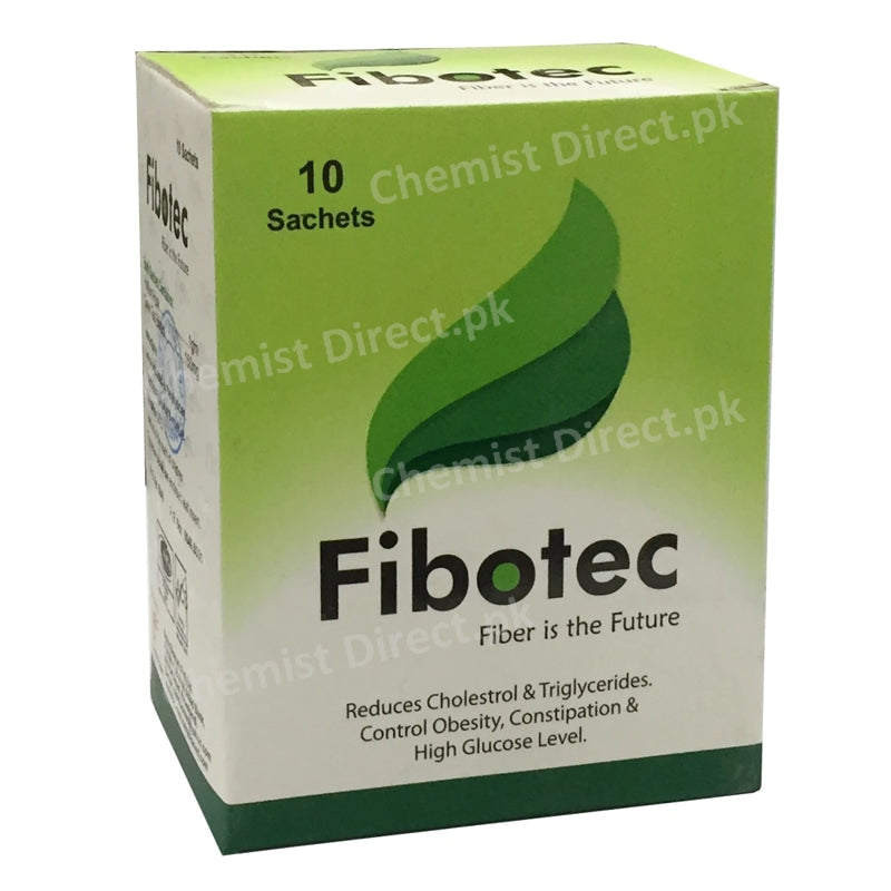 Fibotec Sachets Reduces Cholestrol Triglycerides Control Obesity Constipation