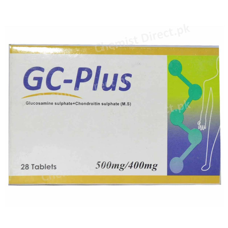 GC Plus 500 400mg Tab Tablet Willshire Laboratroies Gloucosamine Sulphate Chondroitin Sulphate