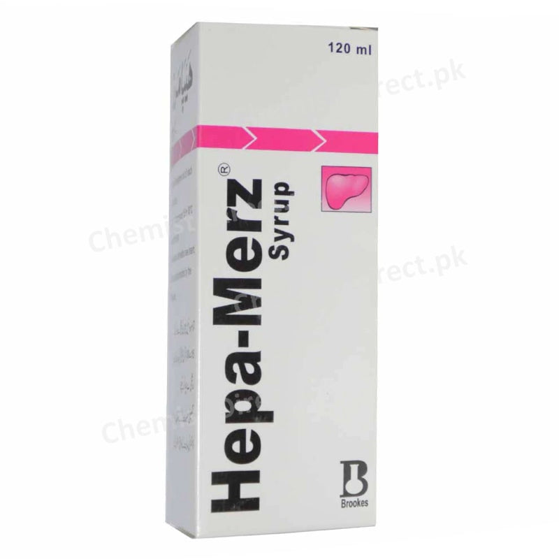 Hepa Merz Syp 120ml Syrup Brookes Pharmaceutical Labs Pakistan Ltd Liver Protectant Each 5ml Contains L Ornithine L Aspartate 300mg