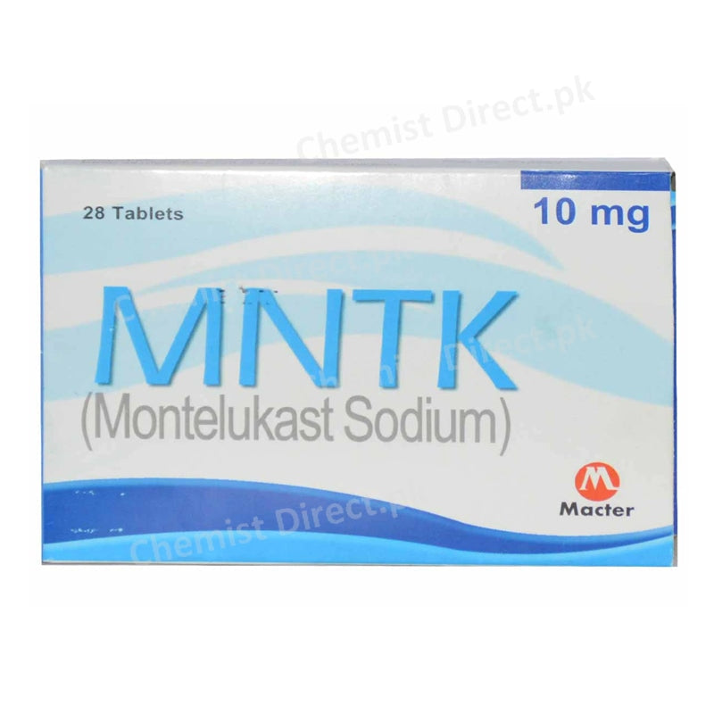 MNTK 10mg Tablet Anti-Leukotriene Montelukast Sodium Macter International