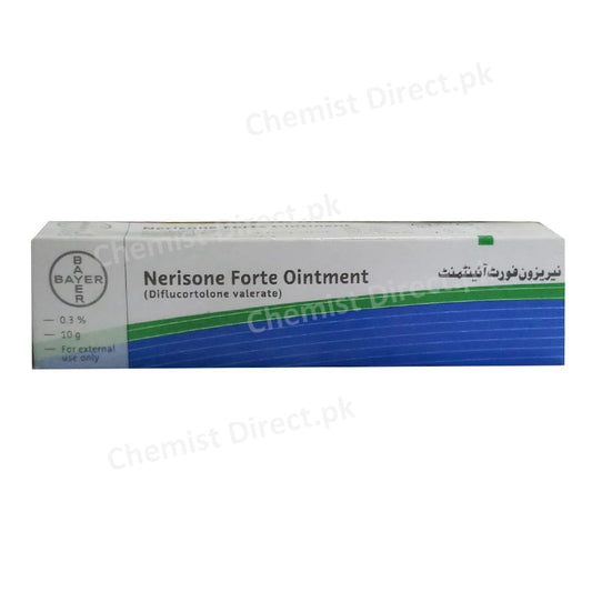 Nerisone Forte Ointment 0.3% 10gram Bayer Health Care Corticosteroids Diflucortolone Valerate