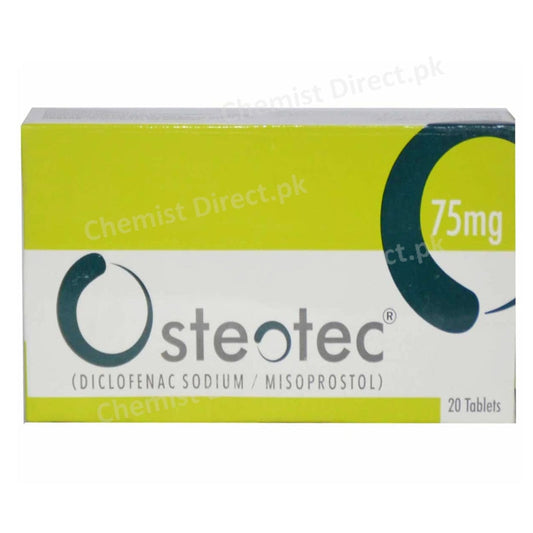     Osteotec 75mg Tablet CCL pharma ptv LTD Diclofenac Sodium Misoprosol