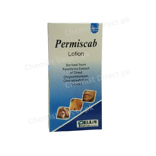 Permiscab lotion dellis healthcare islamabad 100ml