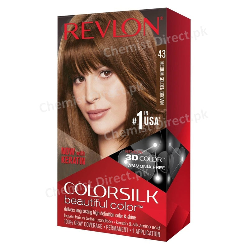 Revlon Clr Medium Golden Brown by Revlon 43 – ChemistDirect.pk