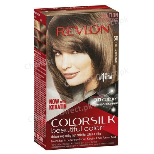 Revlon Colorsilk 50 Light Ash Brown Personal Care