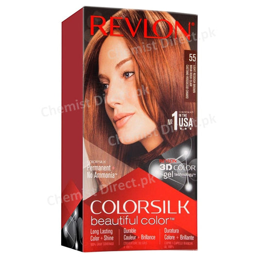 Revlon Hair Color Light Reddish Brown 55 Personal Care