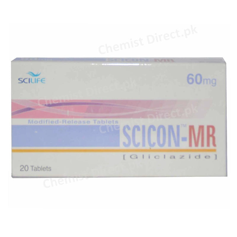 Scicon Mr 60mg Tablet Scilife Pharma PVT_ LTD Oral Hypoglycemic Gliclazid