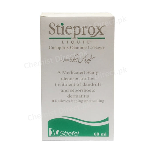 Stieprox Liquid 60ml Clotrimazole Olamine 1.5% Anti-Fungal Glaxosmithkline