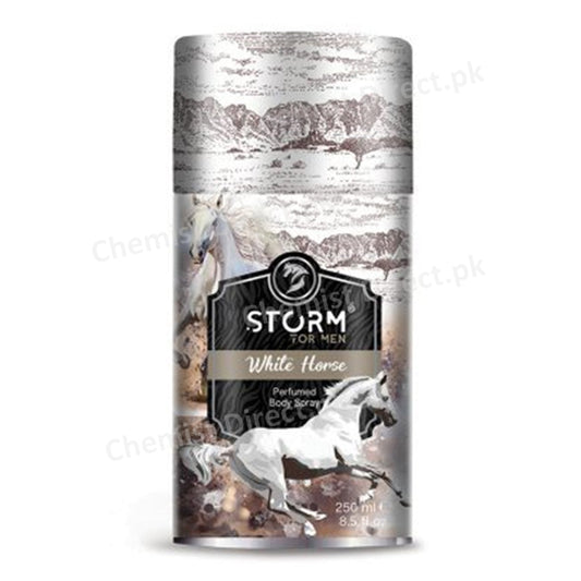 Storm For Men White Horse Body Spray 250Ml Personal Care