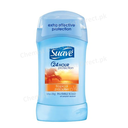 Suave 24 Hour Protection Invisible Solid Deodorant For Women Tropical Paradise 39Gm Personal Care
