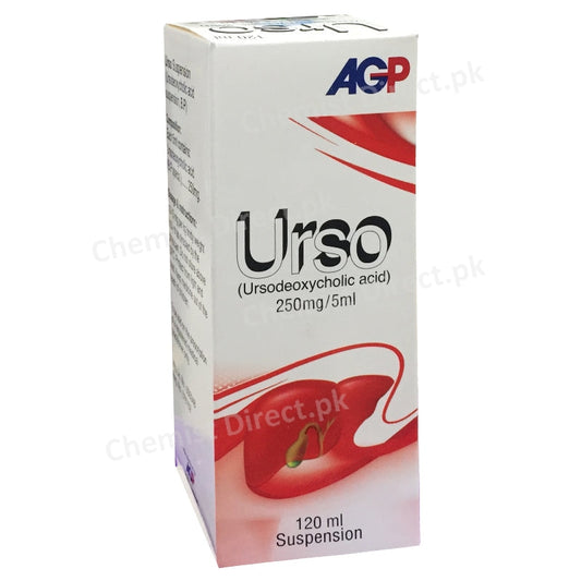 Urso Suspention 120ml Bile Stone Therapy Ursodeoxycholic Acid