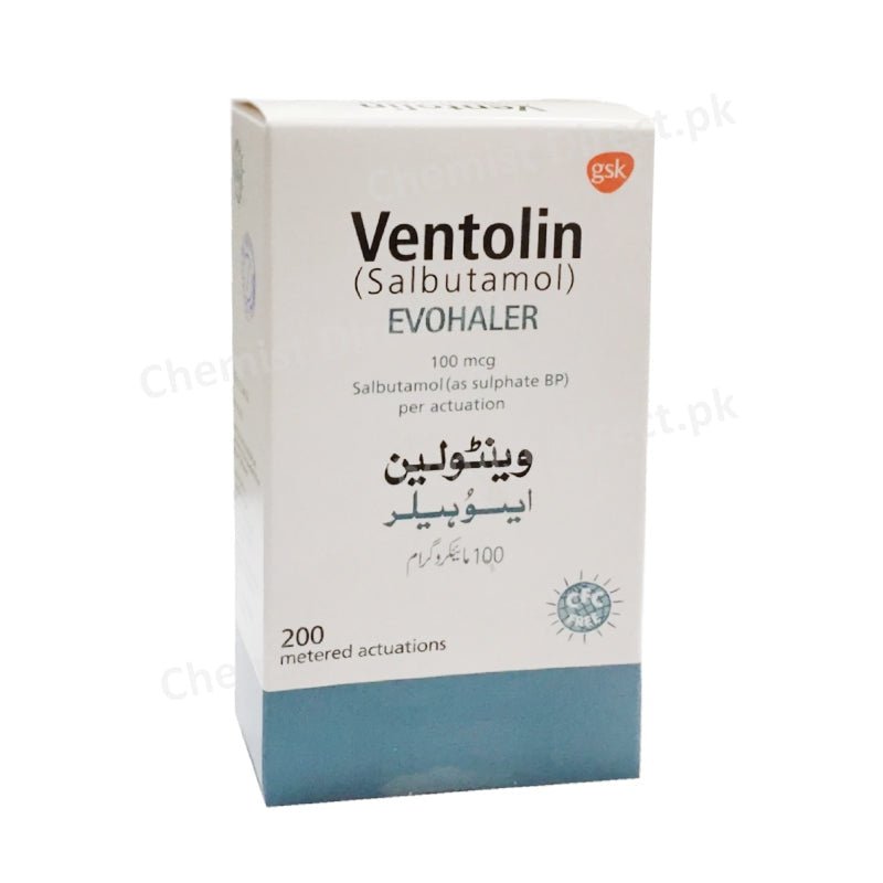 Ventolin Evohaler Sulbutamol B2-Stimulant GlaxoSmithKline 100mcg