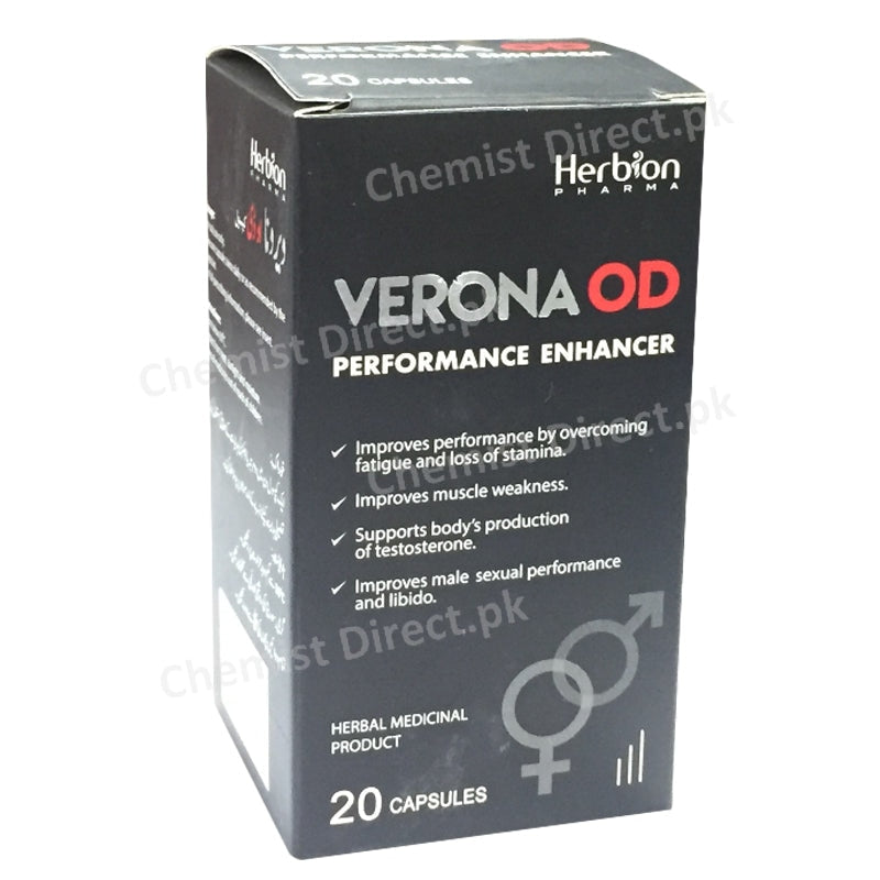 Verona OD Capsule Herbion Pharma Herbal Medicinal Product Performance Enhancer